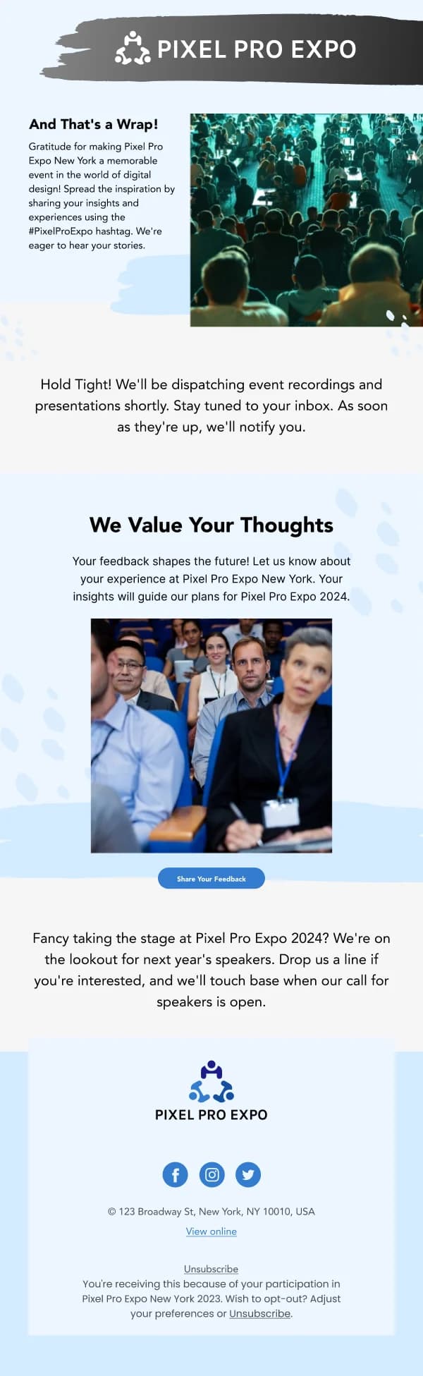 Digital Design Expo Education HTML Email Template