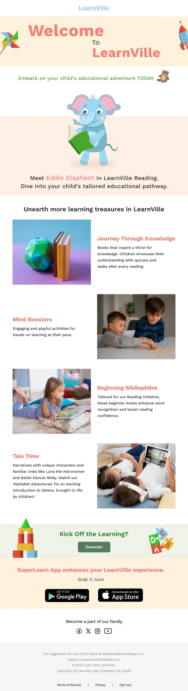 Educational Pathway Details Education HTML Email Template