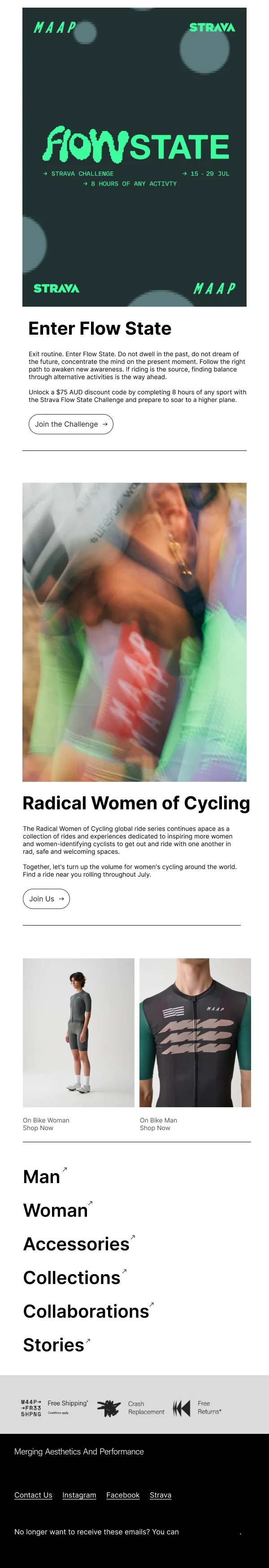 Flow State Strava Challenge — Discounts & Coupons email design preview