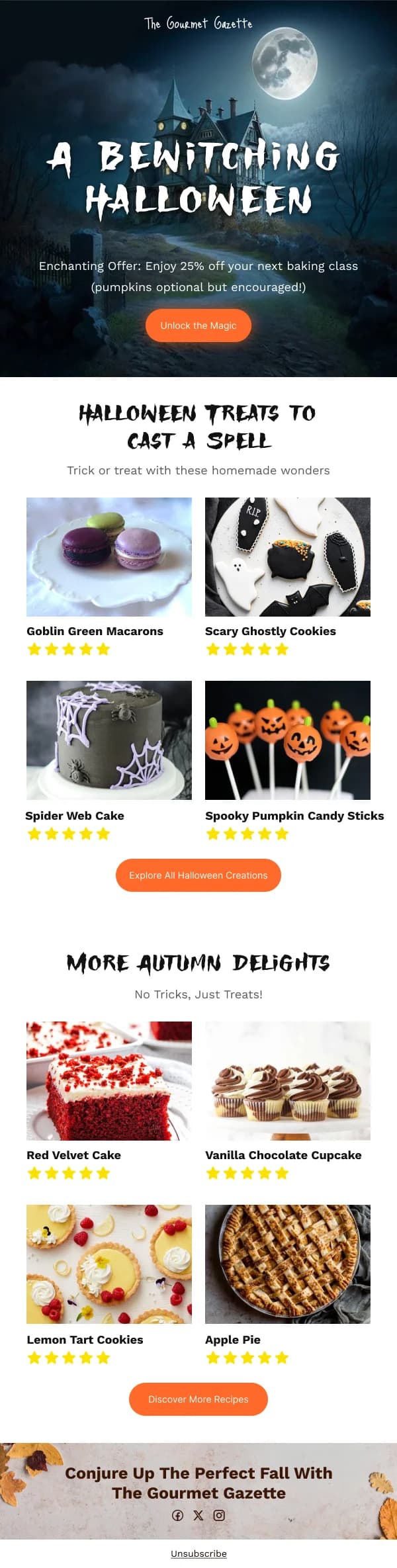 Winter Homemade Wonders Restaurant HTML Email Template